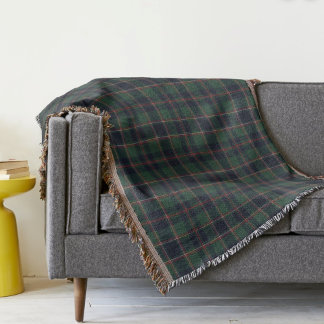 Couverture Classic Dark Blue Red Green Plaid Pattern