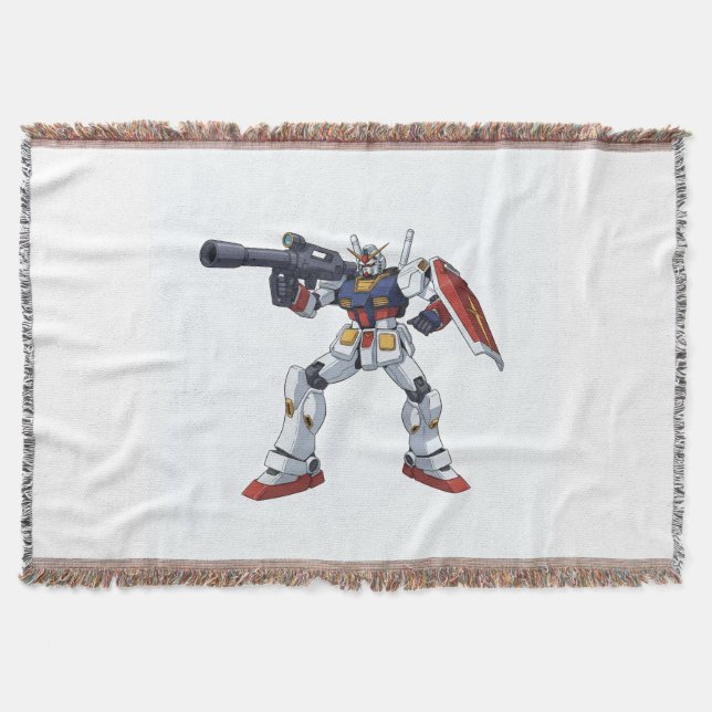 Couverture Classic Retro RX-78-2 Gundam Mecha Anime Illustrat (Devant)