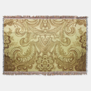 Couverture Classique irakienne vintage Golden Paisley