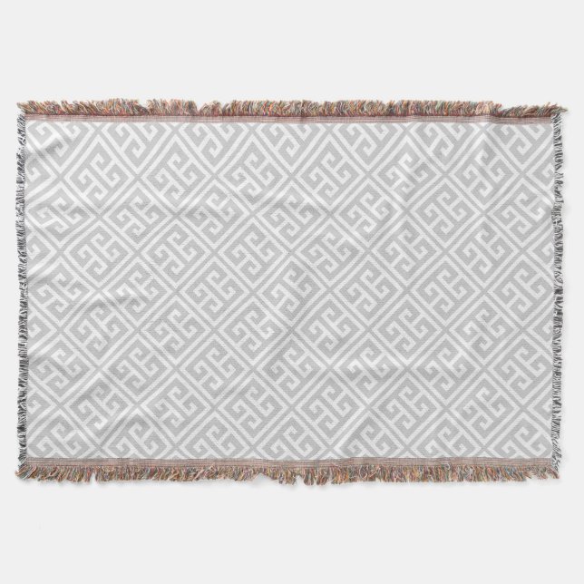 Couverture Clé grecque gris Motif (Devant)