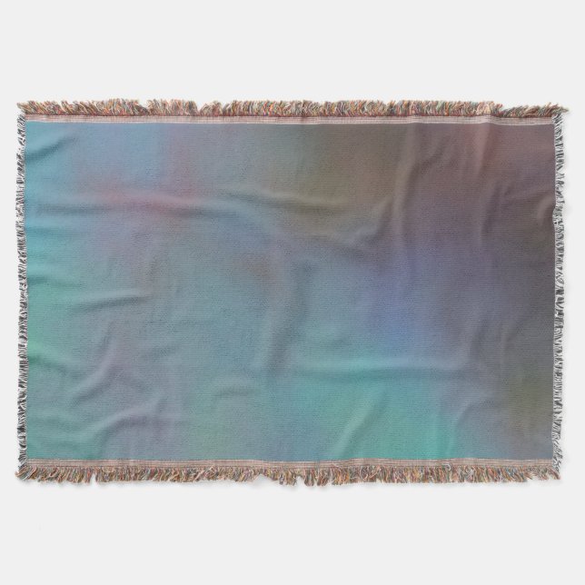 Couverture Cloud gris turquoise et violet abstrait (Devant)