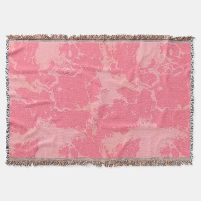 Couverture Cloud marbré rose abstrait (Devant)