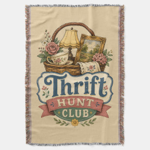 Couverture Club de chasse aux bonnes affaires Cottagecore vin