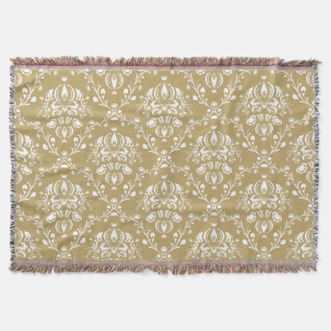 Couverture Cocoa and Cream Damask (Devant)