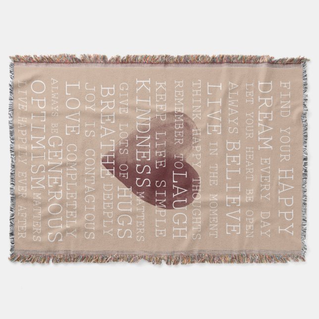 Couverture Coeur inspiré d'aquarelle de mots (Devant)