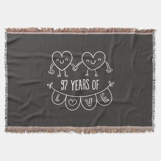 Couverture Coeurs de calèche-cadeaux du 97e anniversaire (Devant)