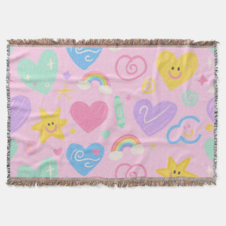 Couverture Coeurs & Doodles - Doux Cuteness Pastel