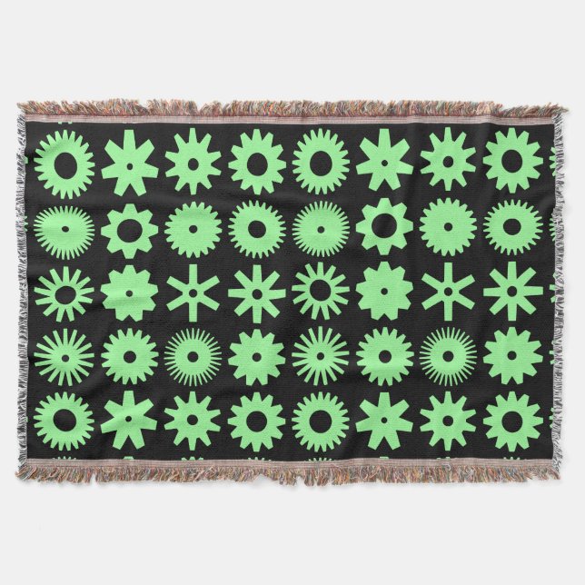 Couverture Cogs - Mint Green sur Noir (Devant)