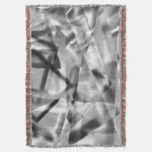 Couverture Coin de morceaux carrés d'acrylique, gris à blanc