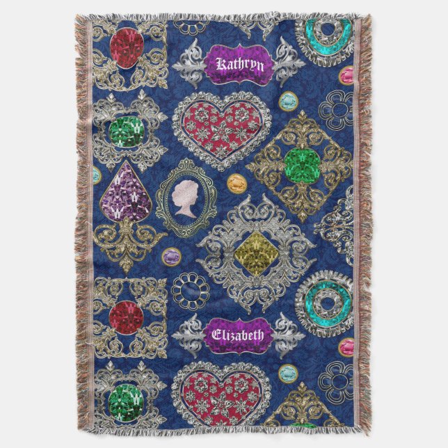 Couverture Collage victorien magnifique de pierre gemme de (devant Vertical)