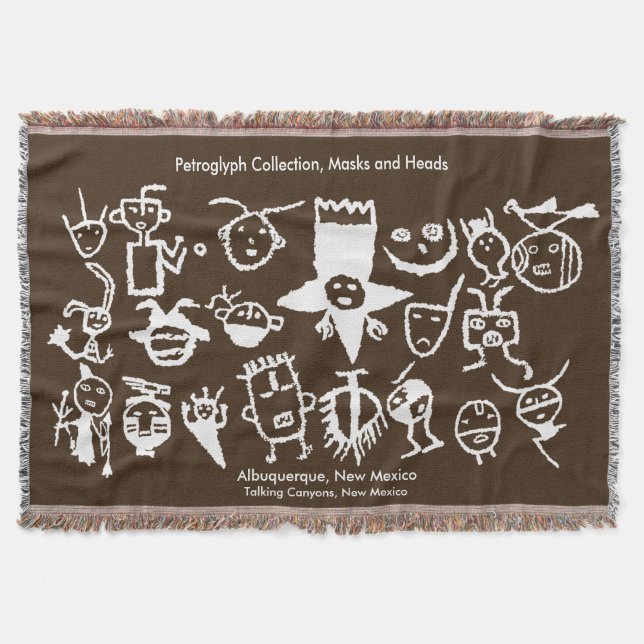 Couverture Collection de pétroglyphes, masques et têtes (Devant)