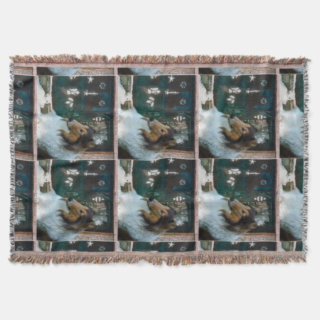 Couverture Collie de Noël à la fenêtre (Devant)