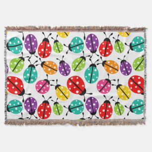 Couverture Coloré mignon Lady Bug Motif sans joint