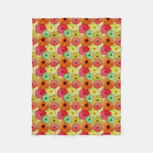 Couverture colorée d'ouatine de fleur (petite)