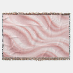 Couverture Conception Abstraite Crème Rose