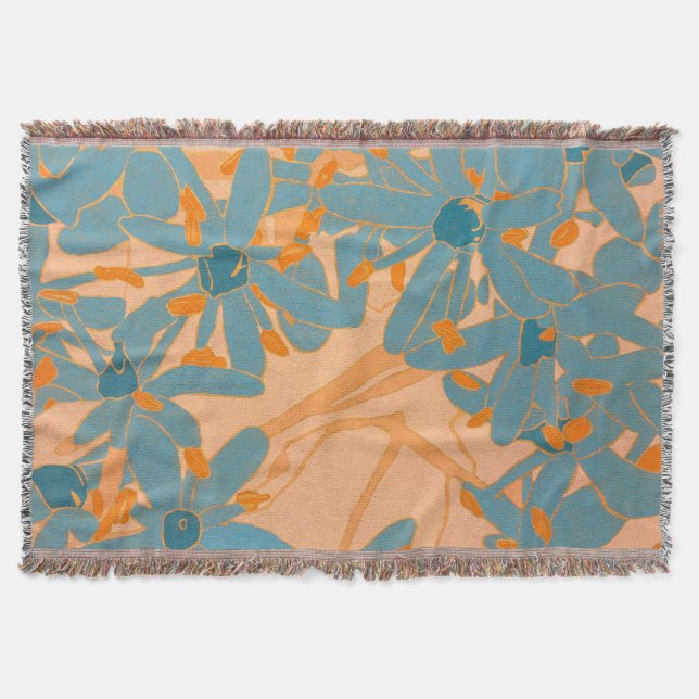 Couverture Conception de feuille contemporaine en pêche  (Devant)