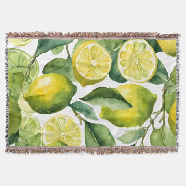 Couverture Conception de motif aquarelle citrons (Devant)