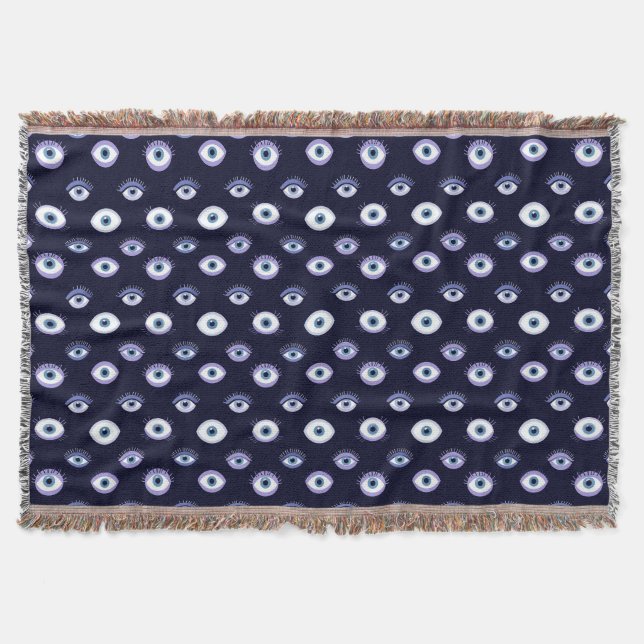 Couverture Conception de motif d'œil avec bleu audacieux abst (Devant)