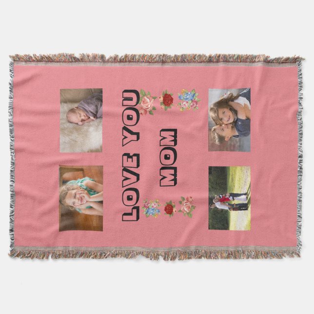 Couverture Conception de quartet de photos florales pour mama (Devant)