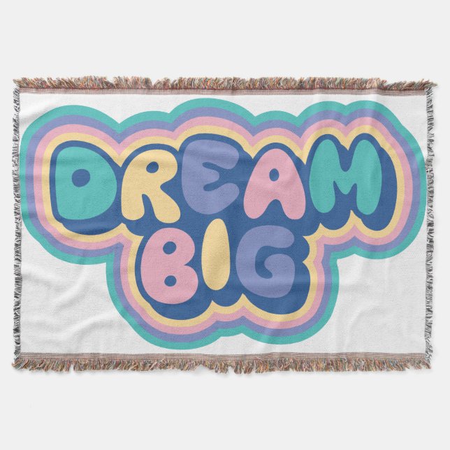 Couverture Conception de typographie inspirante Dream Big | M (Devant)