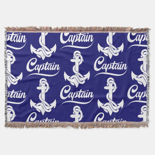 Couverture Conception nautique d'ancre de voilier capitaine (Devant)