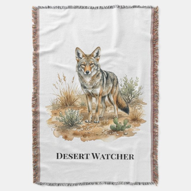 Couverture Confort Ranch Desert Coyote Sud-Ouest (devant Vertical)