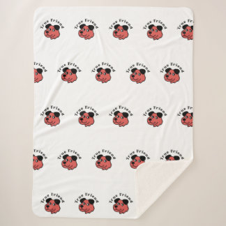 Couverture confortable en polaire et Sherpa