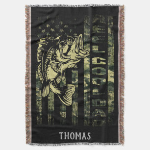Couverture Cool de la bobine personnalisée Papa Camouflage Pê