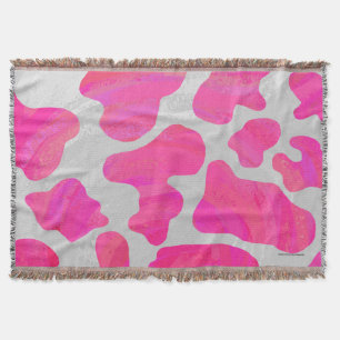 Couverture Copie de rose indien de vache et blanche