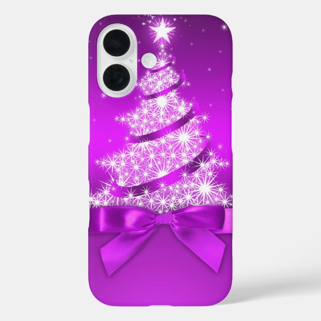 Couverture coque iphone de l'arbre de Noël (Verso)