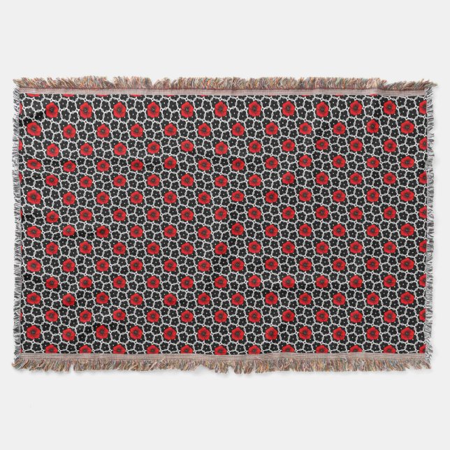 Couverture Coquelicot rouge sur fleurs de Goth (Devant)