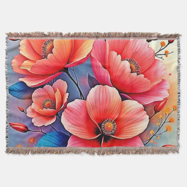 Couverture Coquelicots Élégants : Art de la Nature Radiante (Devant)