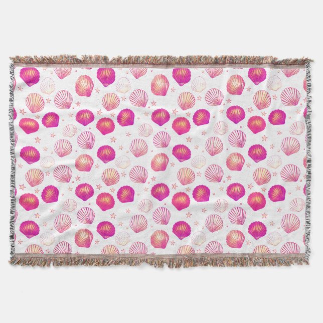 Couverture Coquillages de Neon - Motif côtier sans transparen (Devant)