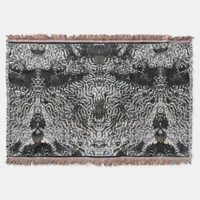 Couverture Corail noir et blanc I Abstrait Nature Photo (Devant)