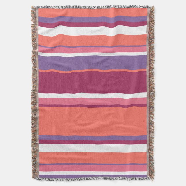 Couverture Corail vivant, rouge et violet (devant Vertical)