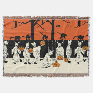 Couverture Costume Fantôme Jack-o'-lantern Chat Noir Chat Cha