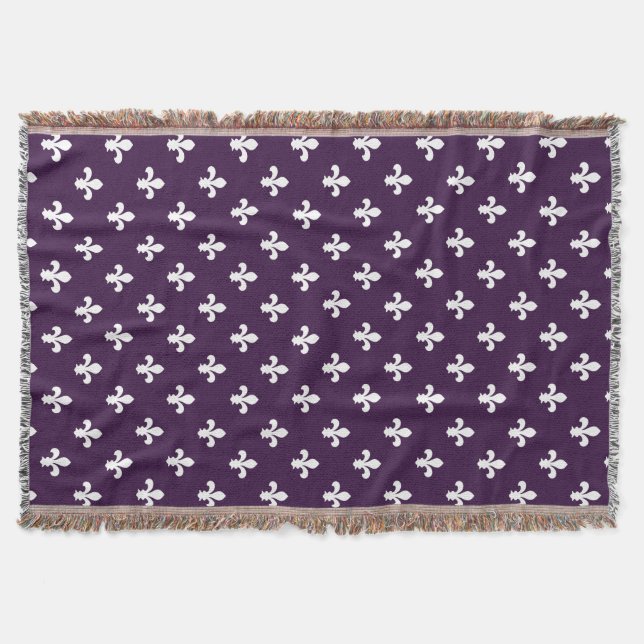 Couverture Cottage Eggplant Sud Fleur de Lys (Devant)
