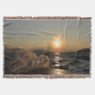 Couverture Coucher de soleil sur la jetée en Croatie – Vagues