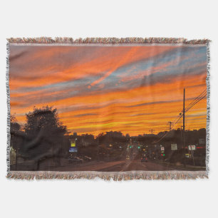Couverture Coucher de soleil sur stratus