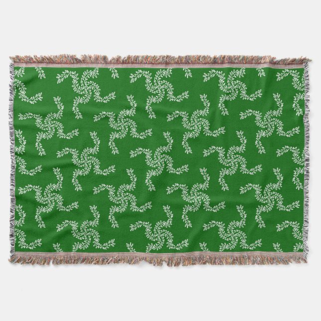 Couverture Couronne de Noël verte, décoration de Noël (Devant)