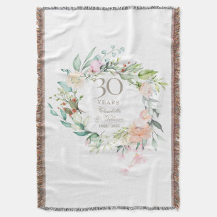 Couverture Couronne florale pour le 30e anniversaire de maria