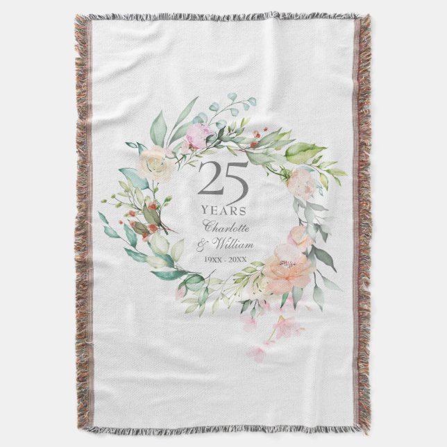 Couverture Couronne florale pour les 25 ans de mariage (devant Vertical)