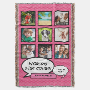 Couverture Cousin 9 Photomontage Bande Dessinée Amusant Rose