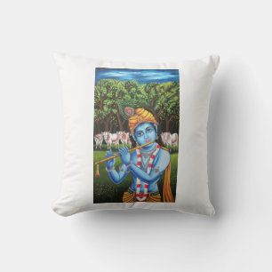 Couverture Coussin d'art Lord Krishna