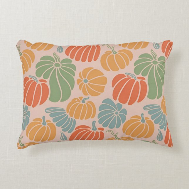 Couverture Coussin de Citrouille d'automne - Décor (Devant)