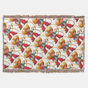 Couverture Cowboy Retro Boy Child Cute Western