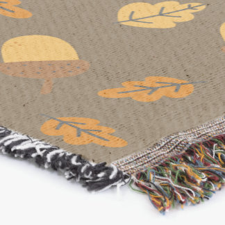 Couverture Cozy Fall Vibe" Acorn & Oak Leaf