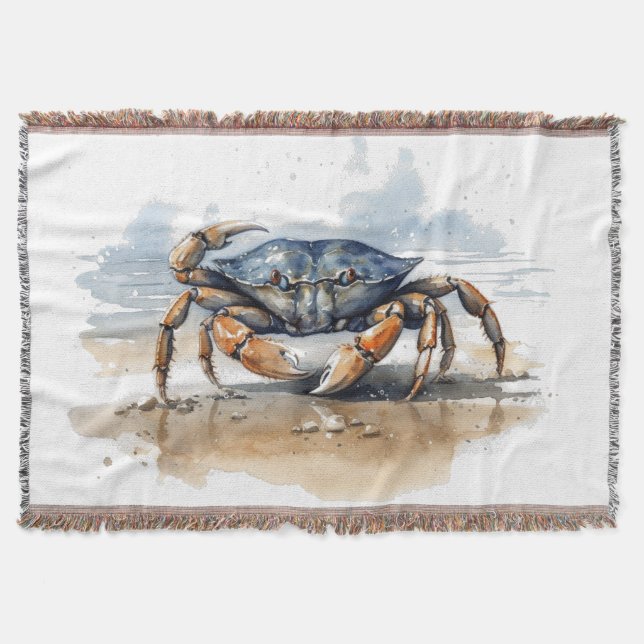 Couverture Crabe de plage aquarelle (Devant)