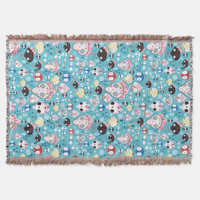 Couverture Crâne riant de texture (Devant)