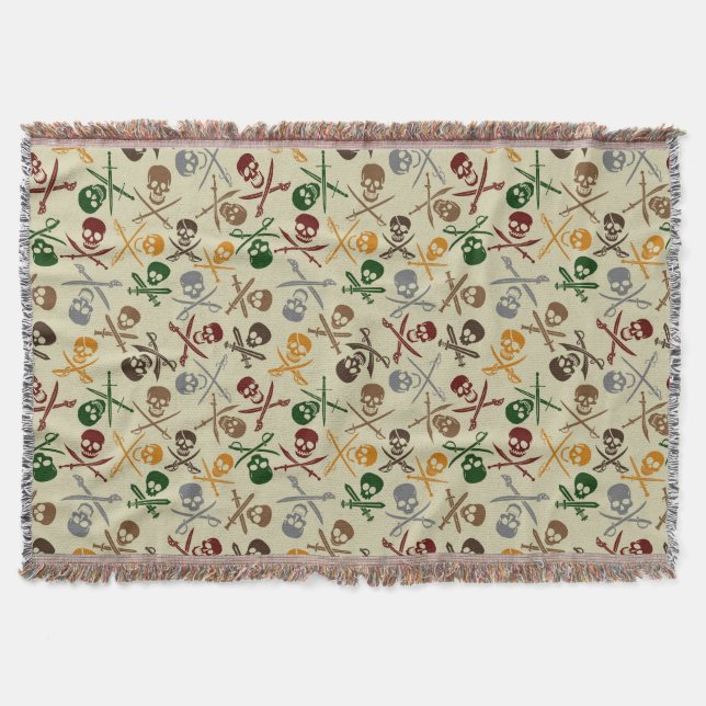 Couverture Crânes de pirate avec les épées croisées (Devant)